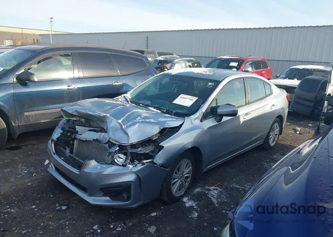 2017 Subaru Impreza 2.0I Premium из США, поврежденный, VIN 4S3GKAB64H3602457